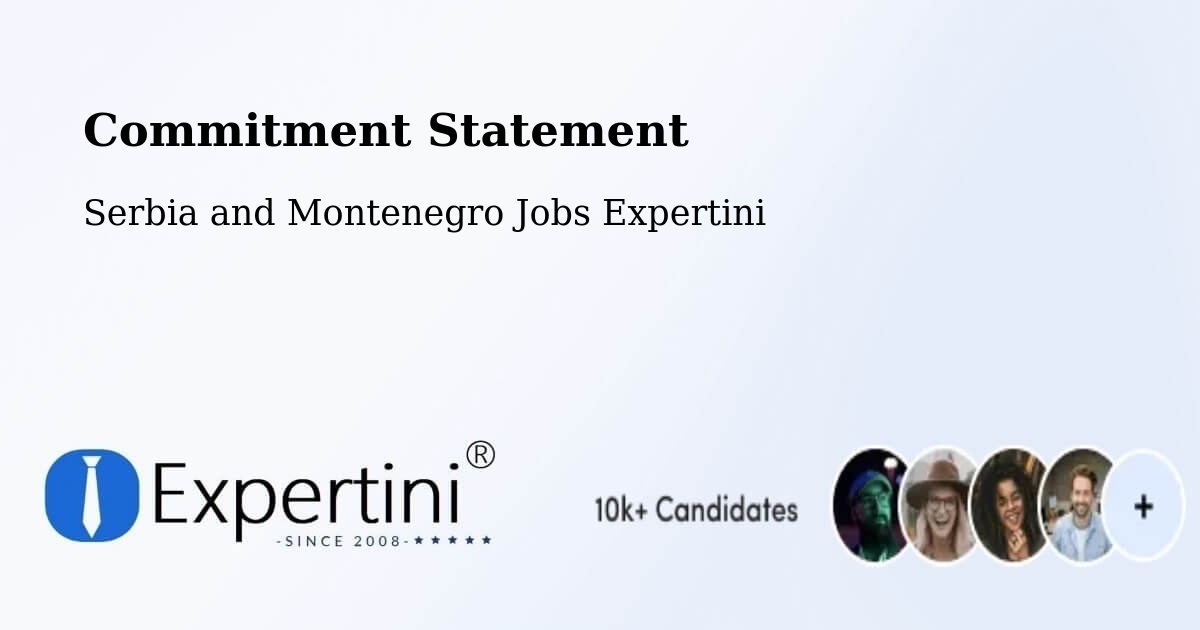 Corporate Commitment – Paris - Serbia and Montenegro Jobs Expertini